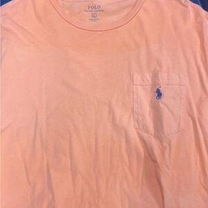 Polo by Ralph Lauren Men's Bright Orange Tee